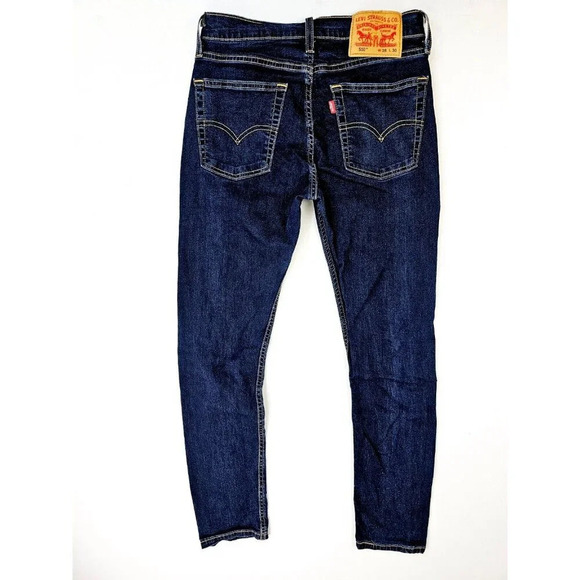 Levi's Size 28X28 Men's 510 Blue 5 Pocket Logo Denim Jeans - Picture 1 of 13